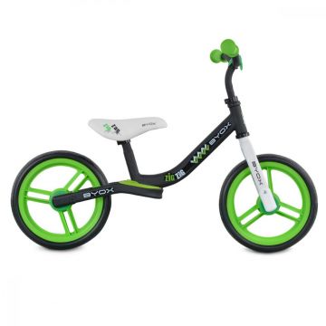 Bicicleta fara pedale 12 inch Byox Zig-Zag Green