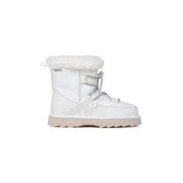 Emu Australia cizme de iarna Blurred Glossy 2.0 culoarea alb, W12905.COCT