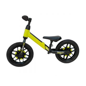 Bicicleta fara pedale, Qplay Spark, Verde, 12 inch