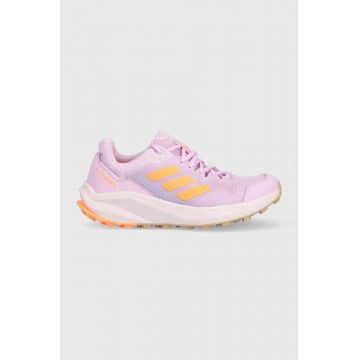 adidas TERREX pantofi Trailrider femei, culoarea violet