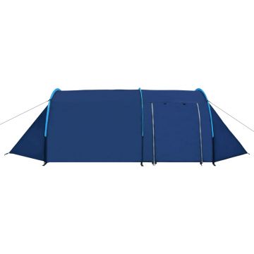 vidaXL Cort de camping, 4 persoane, bleumarin/albastru deschis