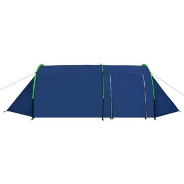 vidaXL Cort de camping, 4 persoane, bleumarin/verde