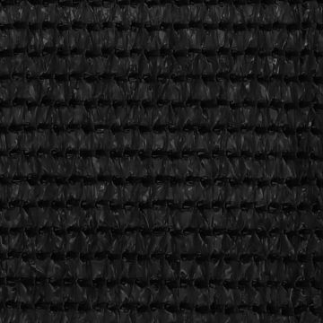 vidaXL Covor de cort, negru, 400x400 cm, HDPE