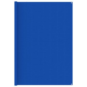 vidaXL Covor pentru cort, albastru, 250x200 cm, HDPE