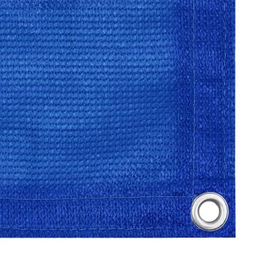 vidaXL Covor pentru cort, albastru, 250x250 cm, HDPE