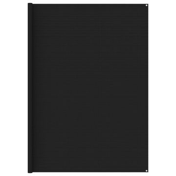 vidaXL Covor pentru cort, negru, 300x600 cm
