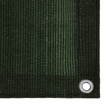 vidaXL Covor pentru cort, verde închis, 250x250 cm
