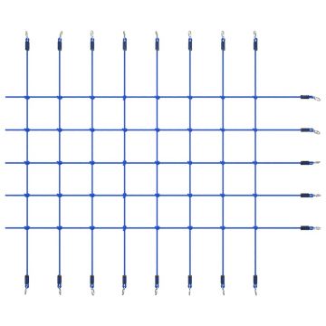 vidaXL Plasă de cățărat, albastru, 200x150 cm
