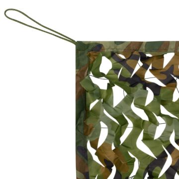 vidaXL Plasă de camuflaj cu geantă de depozitare, 1,5 x 10 m