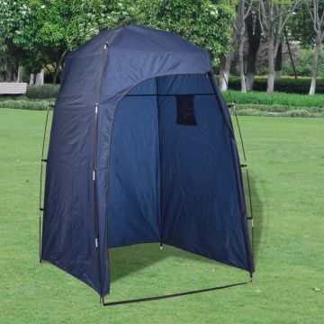 vidaXL Toaletă portabilă de camping cu cort, 10+10 L