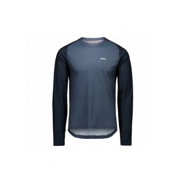 Bluza sport barbati  Motion Air - maneca lunga - poliester - bleumarin