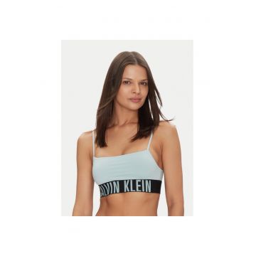 Bustiera sport dama -  albastru - poliamida reciclata/elastan -