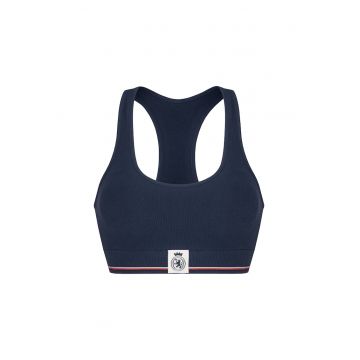 Bustiera sport dama  bleumarin - elastic