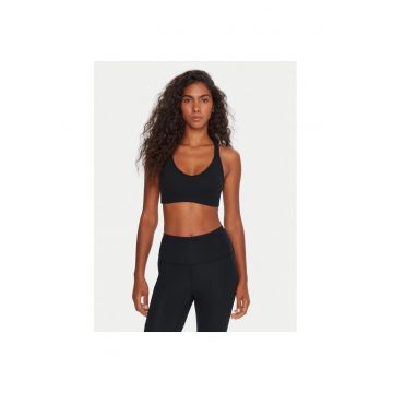 Bustiera sport dama  neagra - material elastic