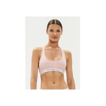 Bustiera sport dama  portocalie - material elastic -