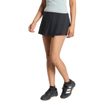 Fusta-pantalon scurta cu buzunare - pentru fitness Q1 - Negru
