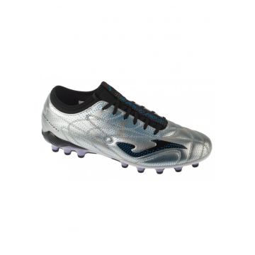 Ghete de fotbal -  Evolution 2512 - crampoane - argintiu - piele sintetica