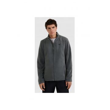 Hanorac sport barbati  regular - guler - gri - 4FWarm