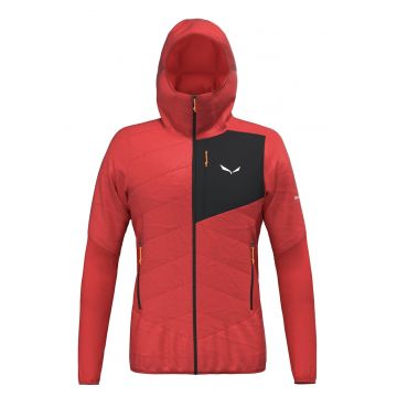 Jacheta barbati  Ortles Hybrid TirolWool Responsive FW 2025 - Rosu/ Negru
