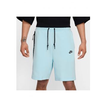 Pantaloni scurți bărbați  Tech Fleece - bumbac - albastru deschisdwqf