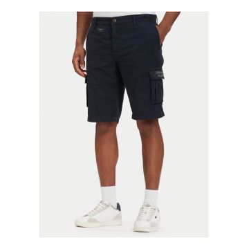 Pantaloni scurti barbati -  bleumarin - 100% bumbac - croiala regular fit -