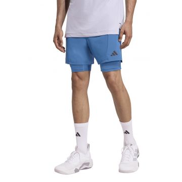 Pantaloni scurti pentru antrenament D4T - Albastru deschis