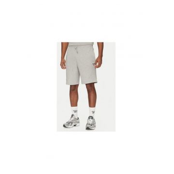 Pantaloni scurti sport barbati  100221793 - Bumbac/Poliester reciclat - S INTL - Gri