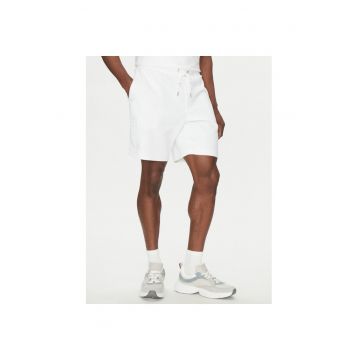 Pantaloni sport barbati  alb - material respirabil