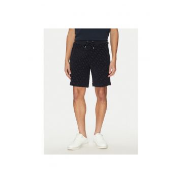 Pantaloni sport barbati  bleumarin cu print