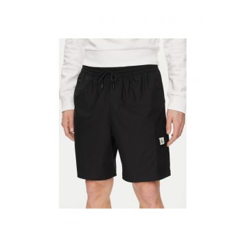 Pantaloni sport barbati  negru - material elastic