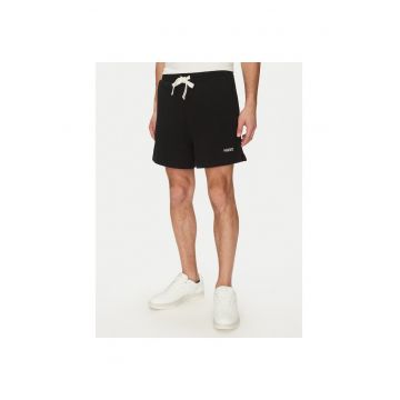 Pantaloni sport barbati  negru - material elastic
