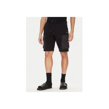 Pantaloni sport barbati  negru - scurti -