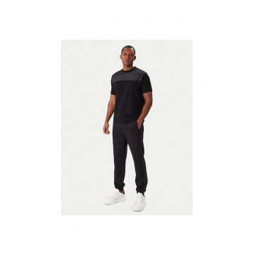 Pantaloni sport barbati -  poliester - negru -