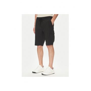 Pantaloni sport  negru - de barbati - scurti
