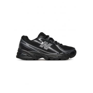 Pantofi sport unisex -  negru - material sintetic