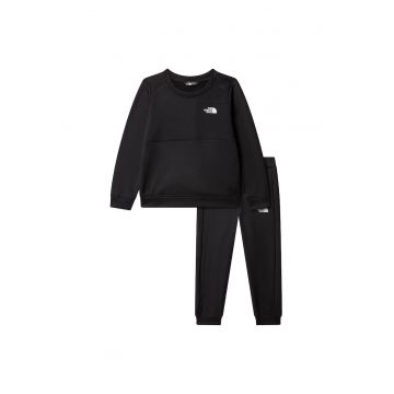 Trening unisex pentru copii -  Negru - 100% poliester reciclat - Negru