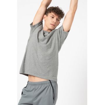 Tricou cu logo pentru antrenament Jordan Jumpman - Gri melange
