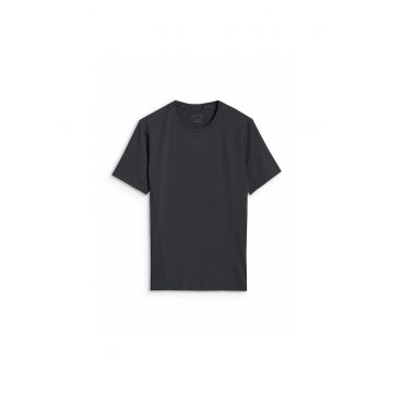 Tricou sport  antrenament - uscare rapida - negru - material sintetic