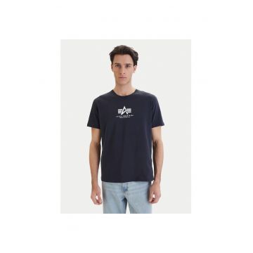 Tricou sport barbati -  bumbac 100% - bleumarin -