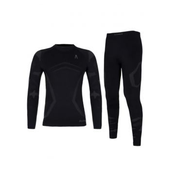 Echipament sportiv copii - Poliester - Negru - 120-136cm