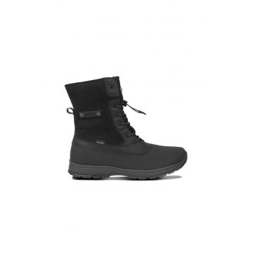 Ghete sport barbati -  48416 - Piele ecologica - Negru - Negru