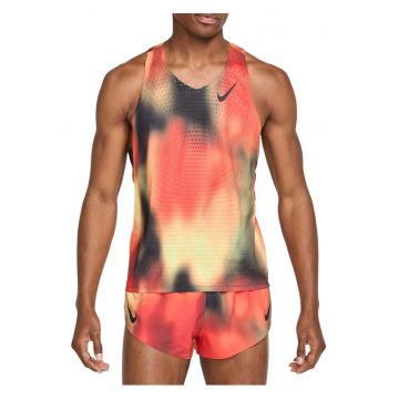 Maiou alergare barbati  AeroSwift Elite Entry Dri-FIT ADV SS 2025 - Rosu/Negru