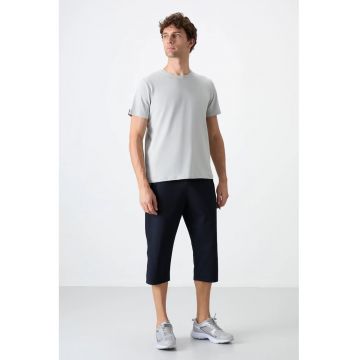 Pantaloni scurti Capri -  barbati - albastru marin - bumbac - poliester - elastan -