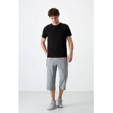 Pantaloni scurti -  Capri ciclism - gri deschis - bumbac