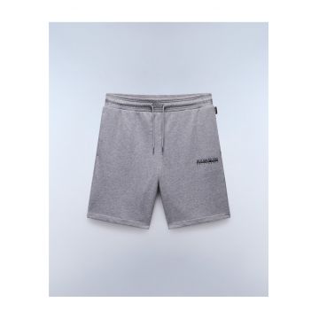 Pantaloni scurti sport barbati  Gori - talie reglabila - gri - 100% bumbac