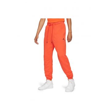 Pantaloni sport barbati  DA9820 - talie elastica - bumbac/poliester - portocaliu