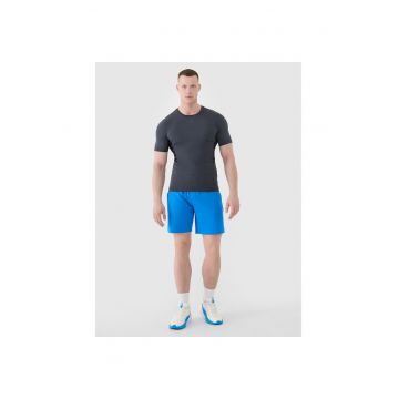 Pantaloni sport barbati -  pantaloni scurti de antrenament - uscare rapida - albastru