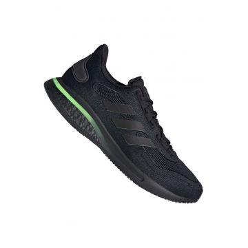 Pantofi Sport Barbati -  Supernova M - Marime 41 1/3 - Negru - Tehnologie Bounce - Talpa Intermediara Boost - Usori Si Elastici - Potrivire Ideala - Pentru Alergare De Performanta Si Maraton Zilnic