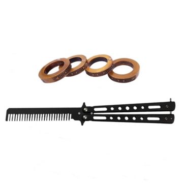 Set Briceag Fluture + Rozeta extensibila , DEPOX  , otel inoxidabil