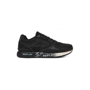 Tenisi barbati -  material sintetic - respirabil - negru